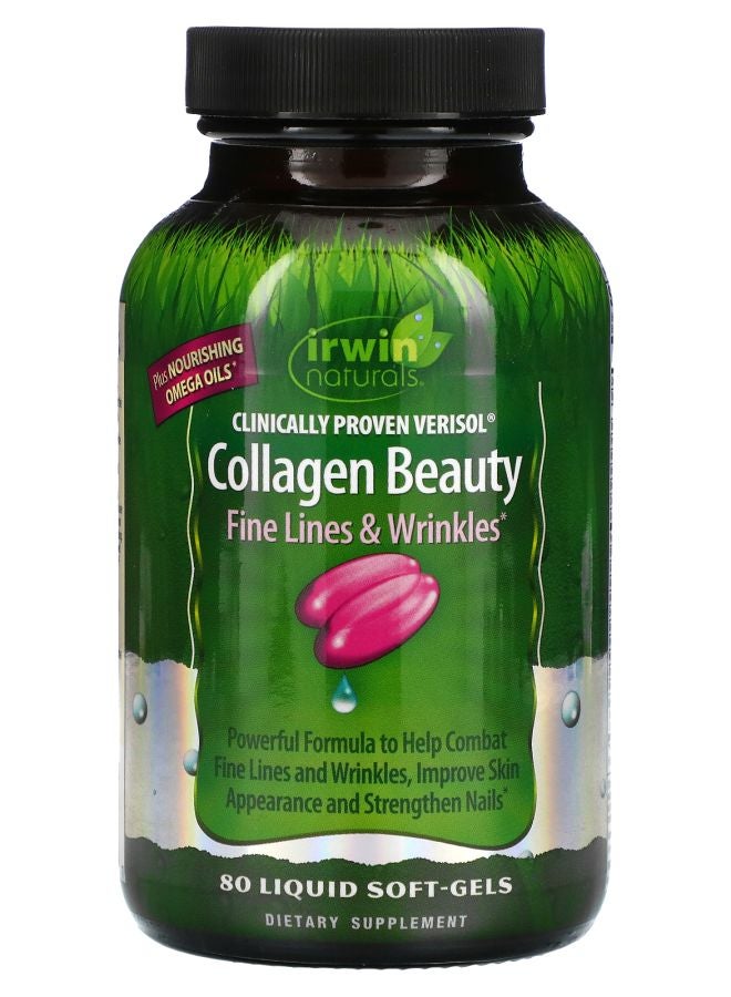 Clinically Proven Verisol Collagen Beauty 80 Liquid Soft-Gels