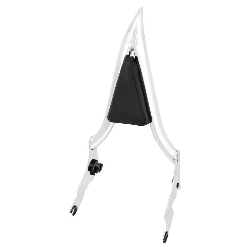 24 Sissy Bar Motorcycle Passenger Backrest Compatible with Harley Touring Road King Street Glide Electra Glide Road Glide FLHR FLHX FLHT FLTR 20092025 Chrome