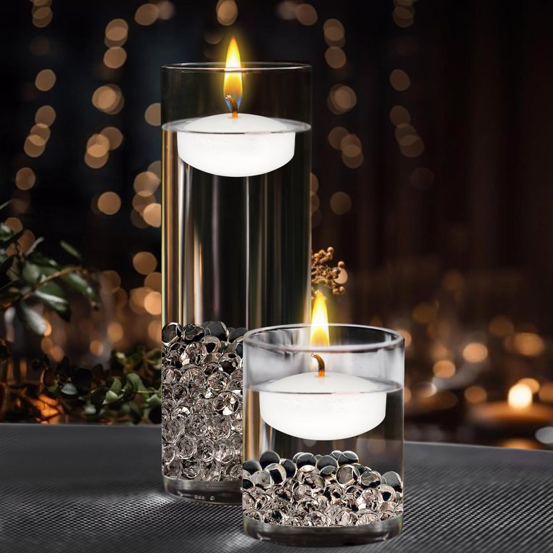 ميجا كاندلز طقم من 12 قطعة من الشموع العائمة عديمة الرائحة، طراز CGA063-W (12) - Image 3