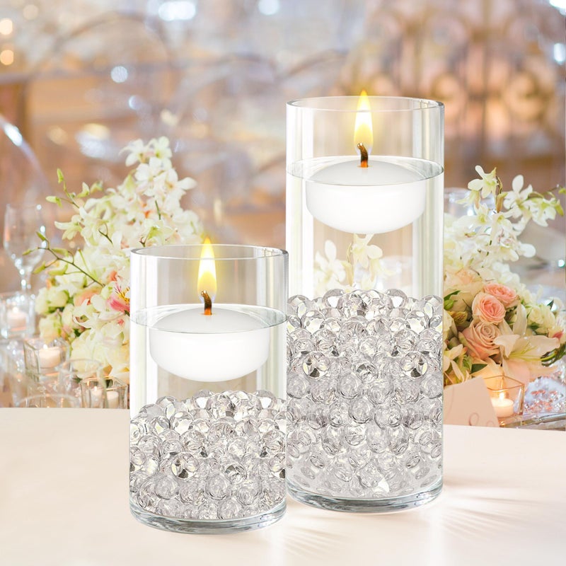 ميجا كاندلز طقم من 12 قطعة من الشموع العائمة عديمة الرائحة، طراز CGA063-W (12) - Image 4