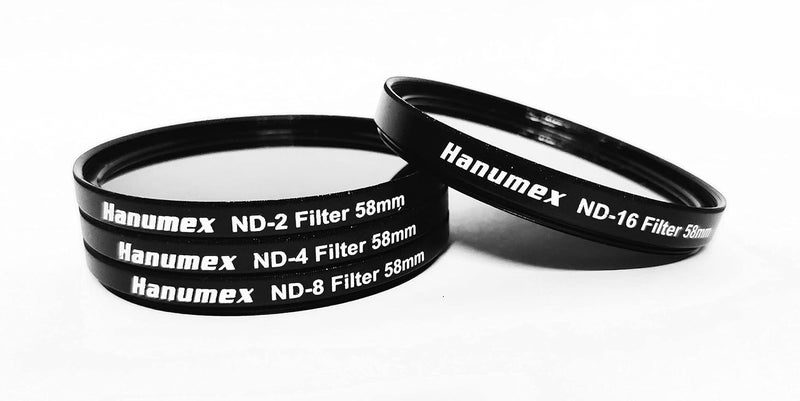 Numex 58mm ND Filter Kit for Canon EOS 1000D/1100D/550D/500D with 4 Filter Pouch - Image 5