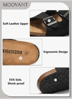 Moovant Arabic Sandals for Women, Fashionable and Versatile Open Toe Slippers, Daily Commuting Beach Casual Cork Sole Adjustable Slippers, Soft and Thick Sole Flats, for Out Wear  - Image 5