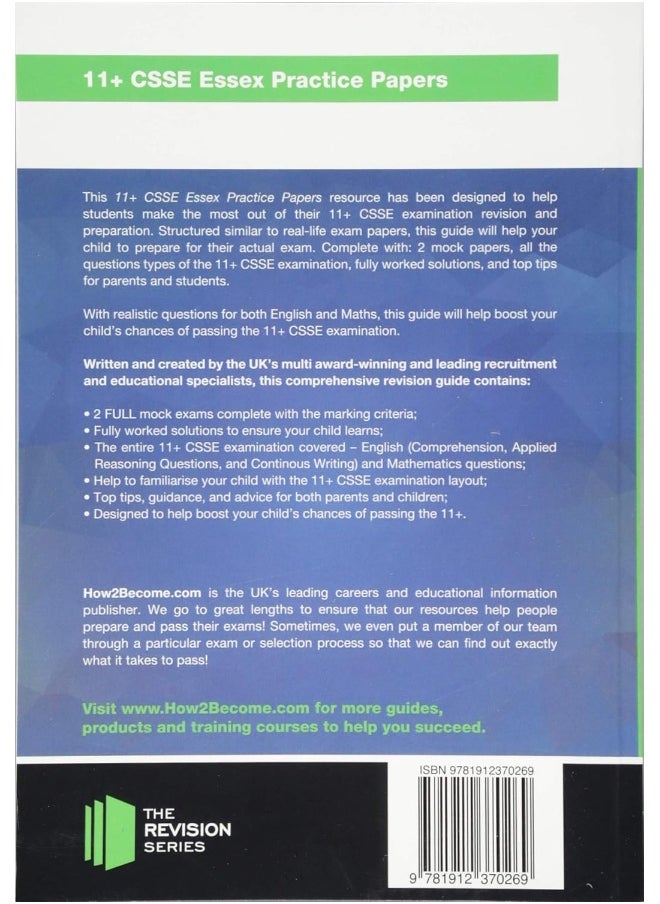 11+ CSSE Essex Practice Papers: 2 Full Sets of Mock Practice Papers for the Eleven Plus CSSE Essex Test: In-depth Revision Practice Questions for 11+ CSSE Essex Test Style Exams - Achieve 100%.  - Image 2