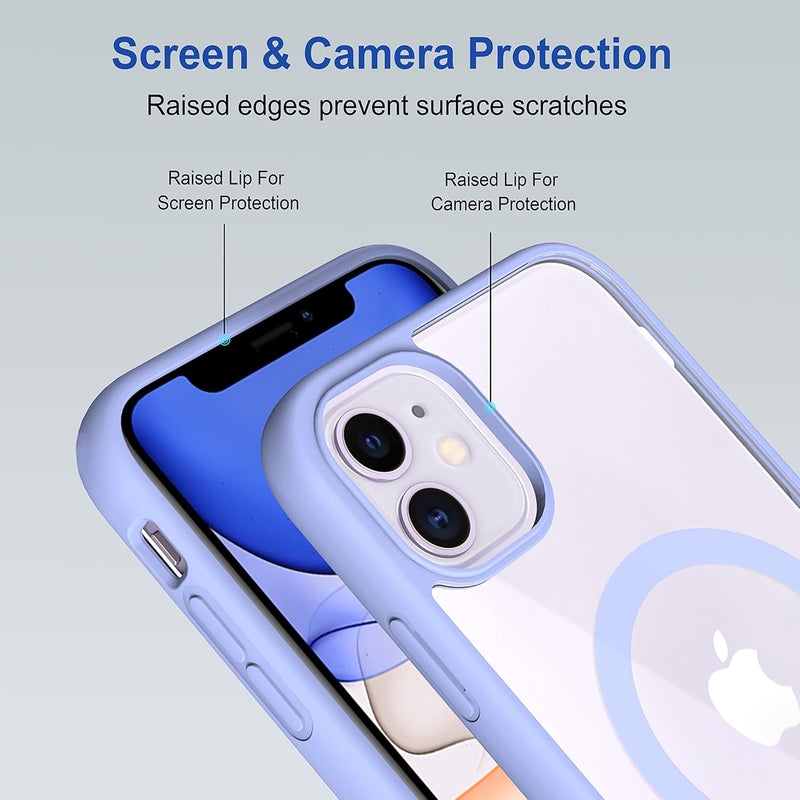 ZAPCASE غطاء خلفي لجهاز آيفون 11 | متوافق مع غطاء آيفون 11 الخلفي | غطاء خلفي مقاوم للخدوش | أزرق سييرا - Image 4