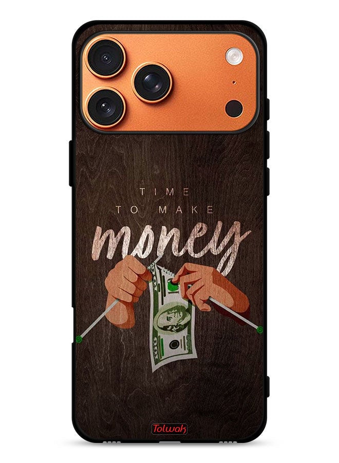 Tolwak Apple iPhone 17 Pro Max Protective Case Cover Time To Make Money - Image 1