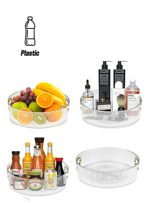 1 Piece Rotating 360 Degrees Turntable Kitchen Organizer for Kitchen, Cabinet, Pantry, Countertops and Fridge