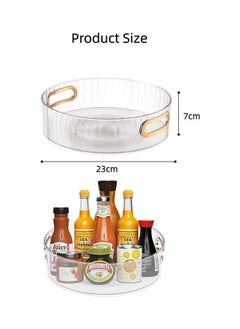 SKY-TOUCH 1 Piece Rotating 360 Degrees Turntable Kitchen Organizer for Kitchen, Cabinet, Pantry, Countertops and Fridge  - Image 3
