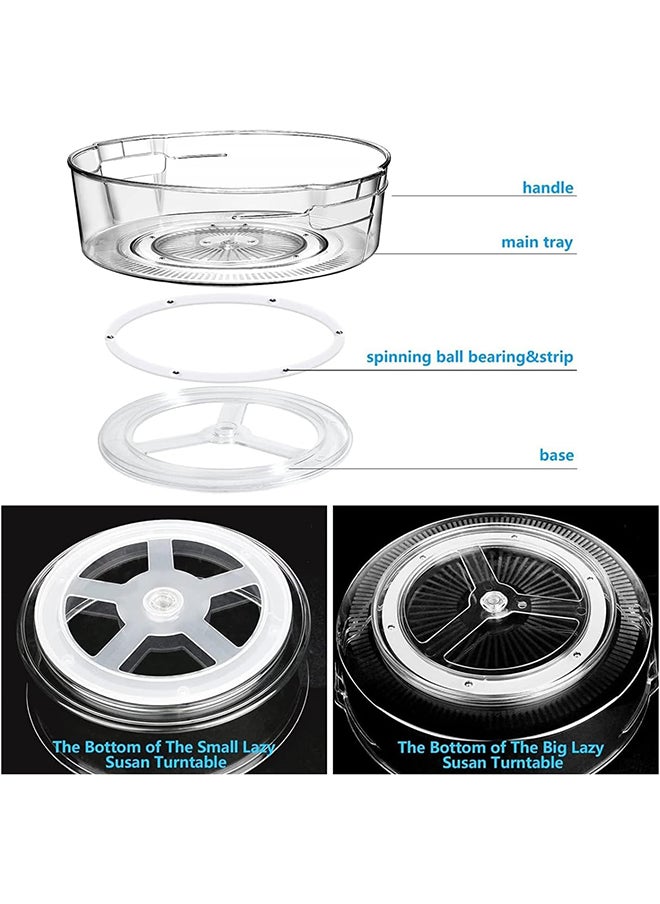 SKY-TOUCH 1 Piece Rotating 360 Degrees Turntable Kitchen Organizer for Kitchen, Cabinet, Pantry, Countertops and Fridge  - Image 4