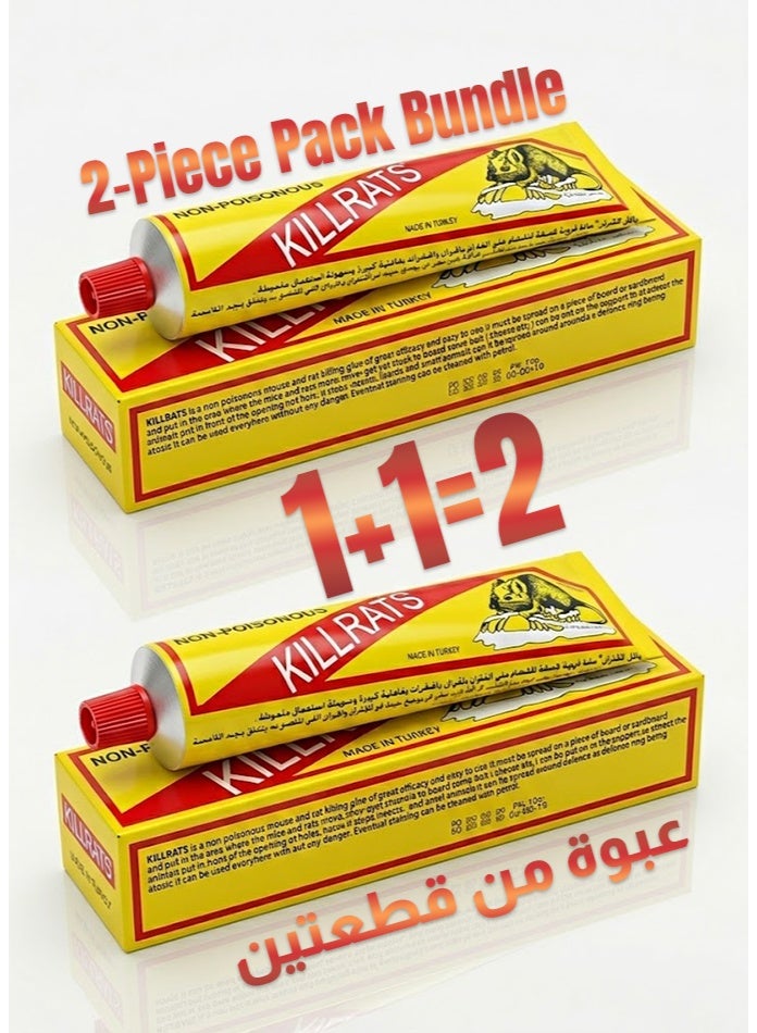 general KILLRATS Rat Glue Tube 135ML Combo Pack (2 Pcs) – Strong Transparent Rodent Adhesive for Rats & Mice, Non-Poisonous Heavy Duty Pest Control Glue - Image 1