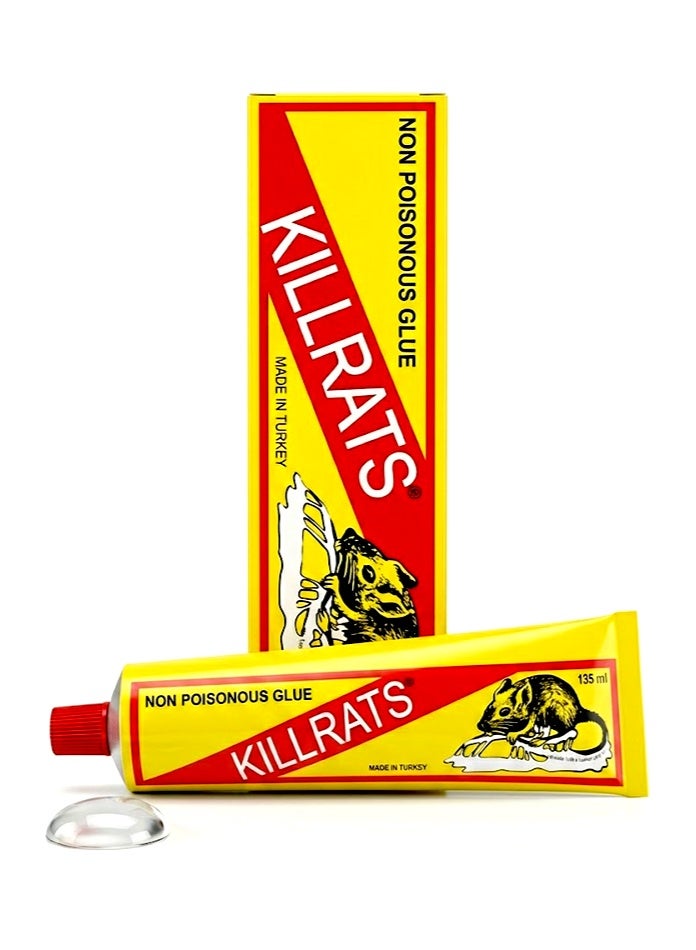 general KILLRATS Rat Glue Tube 135ML Combo Pack (2 Pcs) – Strong Transparent Rodent Adhesive for Rats & Mice, Non-Poisonous Heavy Duty Pest Control Glue - Image 2