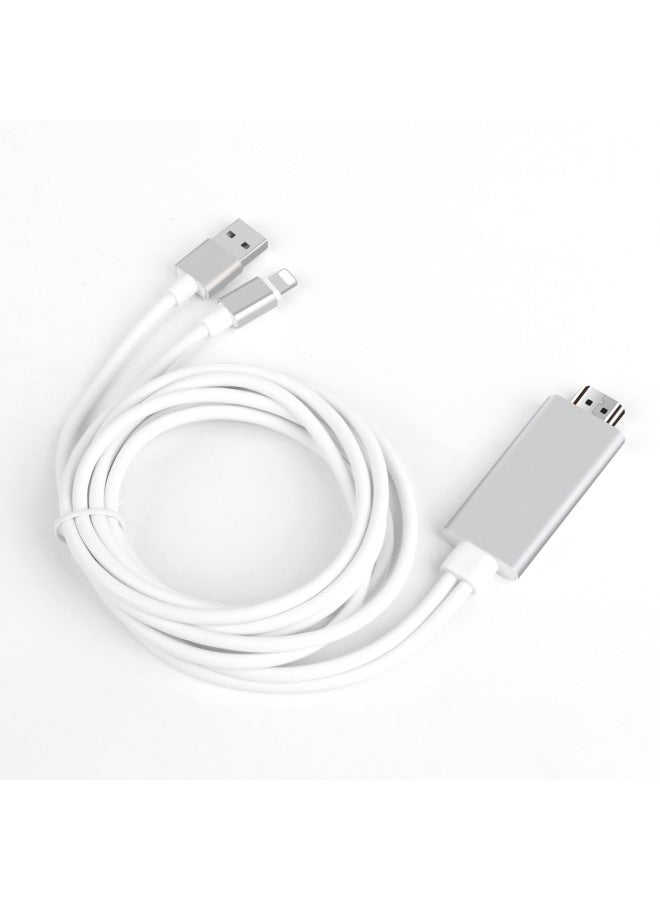 نيوترل كابل تحويل من Apple iPad إلى HDMI لشاشة عرض عالية الدقة، كابل برق للعرض على شاشة التلفزيون أو جهاز العرض - Image 3