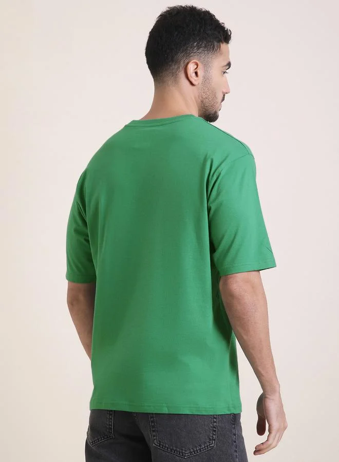 Difference of Opinion Men Oversized Short Sleeve Printed T-Shirt