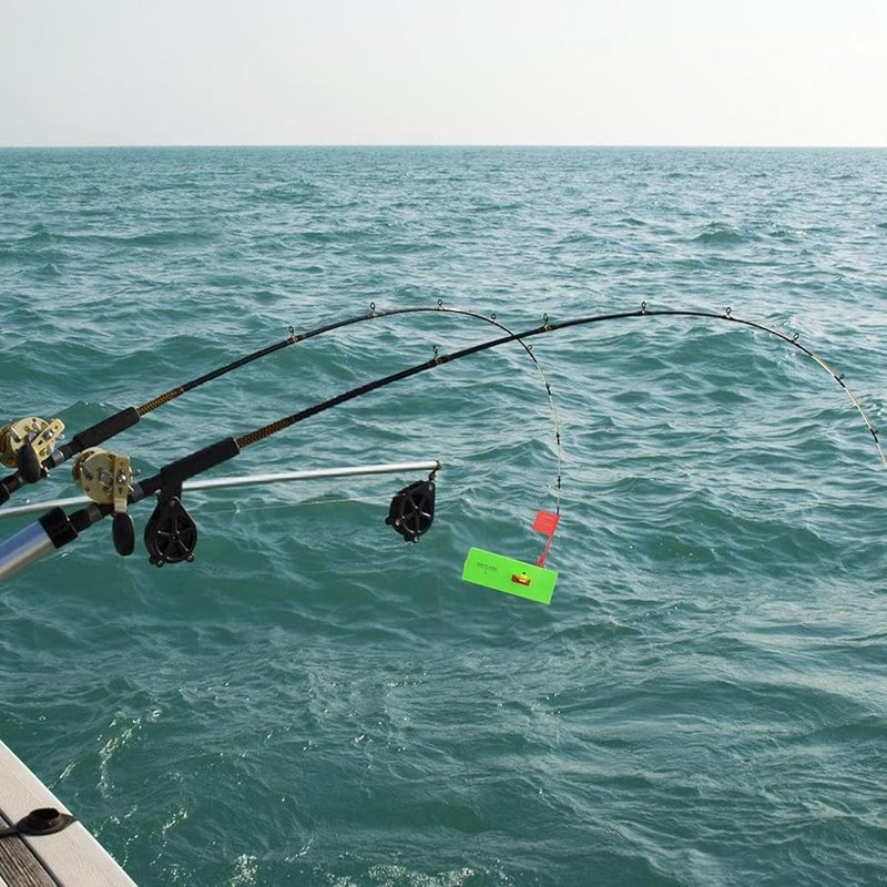 Green Inline Side Planer Boards 2 Pack Quick Grip Snap Release for Trolling Boat Fishing - Image 3