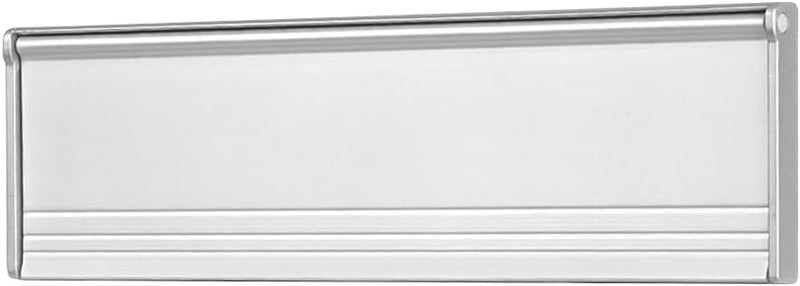 Draft Dodger 11.5" Insulated Universal Single Side Surface Mount Satin Silver Mail Slot - Image 1