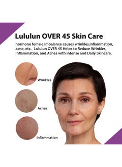Lululun 7Pc Antiaging Hydrating Facial Sheet Mask Moisturizing Face Mask Pack Set Skin Care For Beauty Over 45 Iris Blue  - Image 2