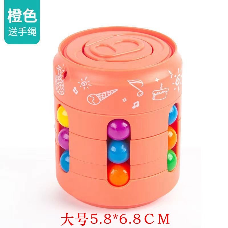 Magic Bean Rubik'S Cube Decompression Creative Ball Can Coke Rubik'S Cube Fingertip Gyro Children'S Educational Decompression Toy - Image 3