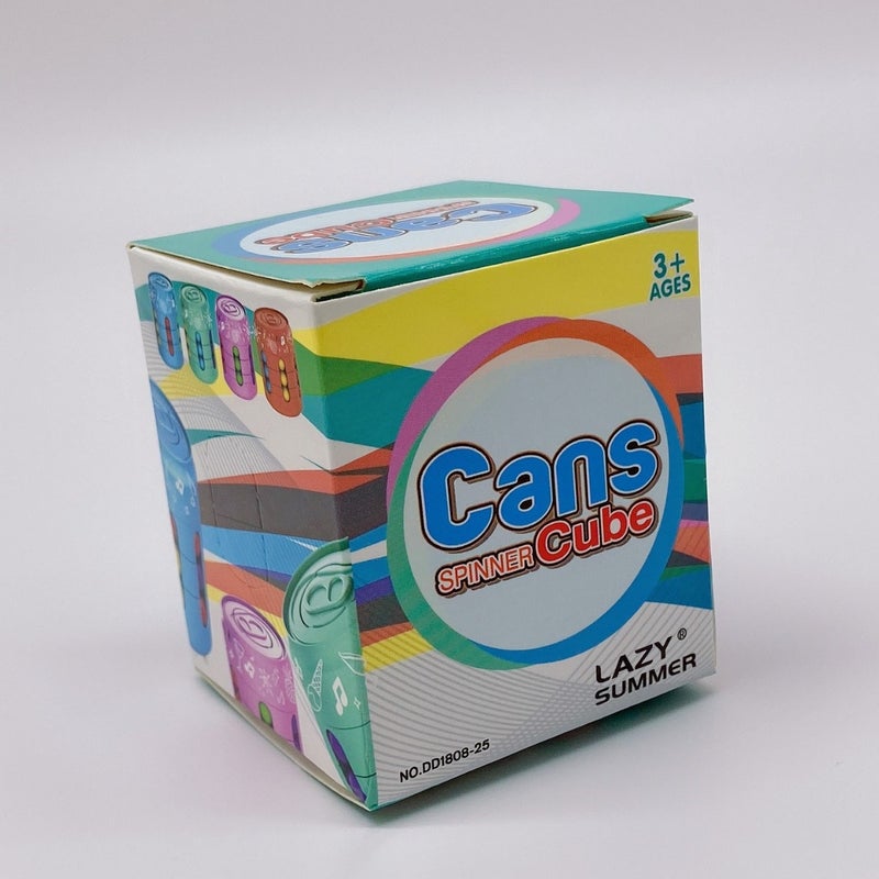 Magic Bean Rubik'S Cube Decompression Creative Ball Can Coke Rubik'S Cube Fingertip Gyro Children'S Educational Decompression Toy - Image 4