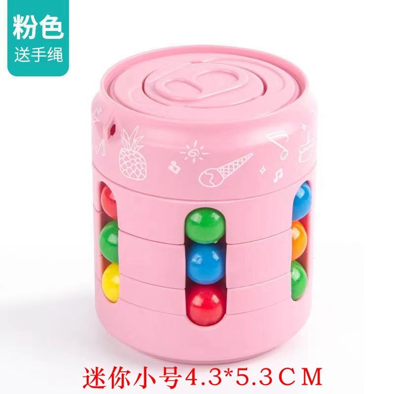 Magic Bean Rubik'S Cube Decompression Creative Ball Can Coke Rubik'S Cube Fingertip Gyro Children'S Educational Decompression Toy - Image 5