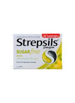 Reckitt Benckiser Strepsils Lemon Sugar-Free Lozenges - Pack Of 36
