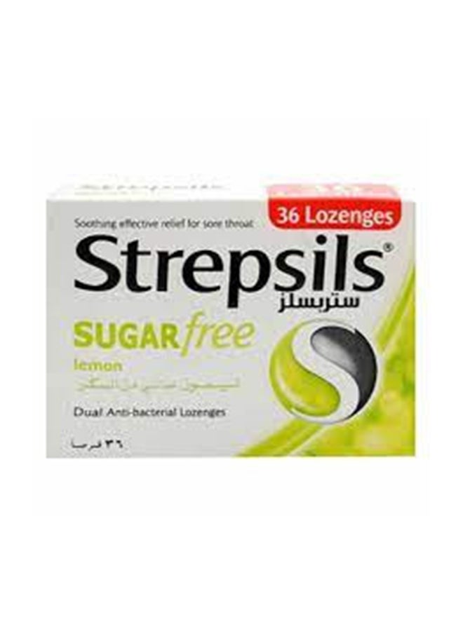 Generic - Reckitt Benckiser Strepsils Lemon Sugar-Free Lozenges - Pack Of 36 - Image 1