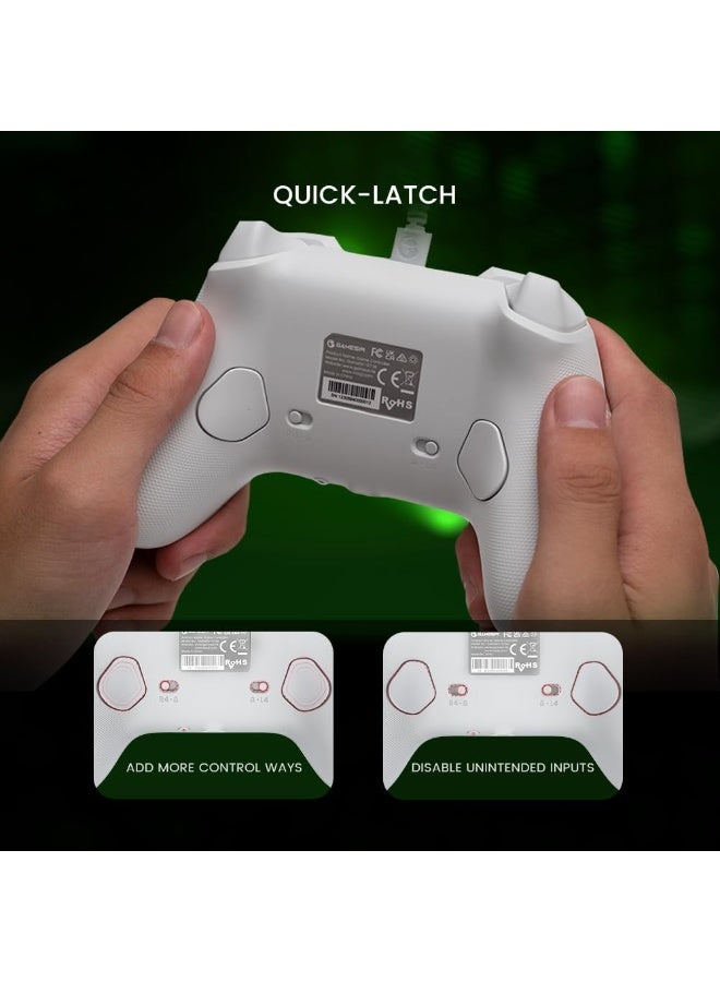 جيم سير جهاز تحكم سلكي GameSir G7 SE لجهاز Xbox Series X|S و Xbox One و Windows 10/11؛ جهاز تحكم سهل الاستخدام مع عصي تحكم بتقنية Hall ومخرج صوت 3.5 مم - Image 4