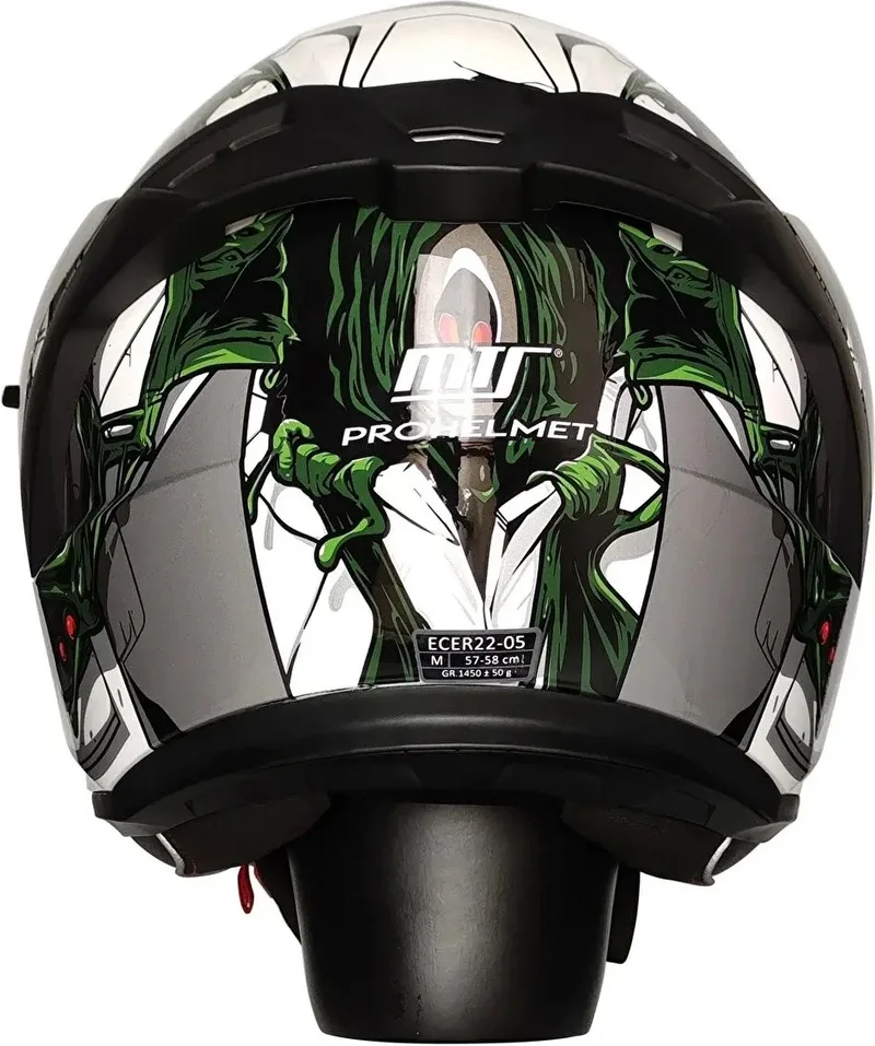 MTS M-801-SNAKE War Helmet with Sun Visor (Red Lens)