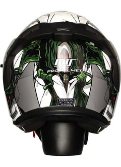 MTS M-801-SNAKE War Helmet with Sun Visor (Red Lens)  - Image 5