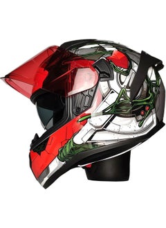 MTS M-801-SNAKE War Helmet with Sun Visor (Red Lens)  - Image 4