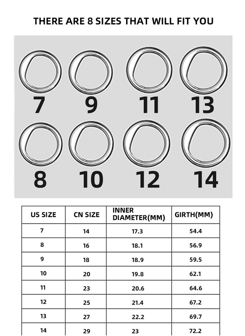 Equantu - Intelligent Counting Ring Macromolecule Gel Resin Waterproof Ring Counter Size 9 - Image 1