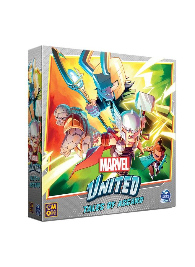CMON Marvel United Tales Of Asgard Expansion ; Tabletop Miniatures Game ; Strategy Game ; Cooperative Game For Adults And Kids ; Ages 14+ ; 14 Players ; Average Playtime 40 Minutes ; Made By Cmon - Image 2