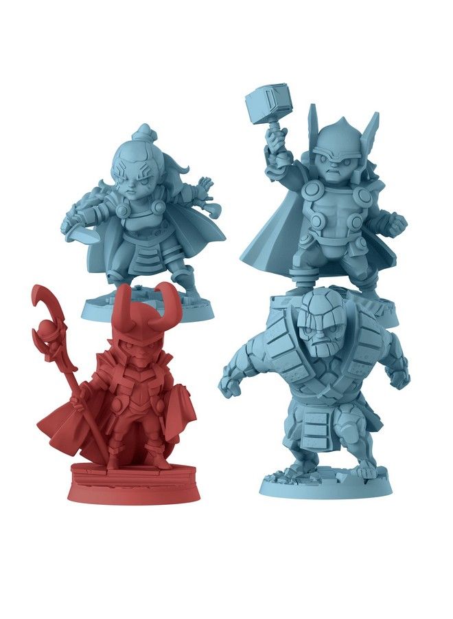 CMON Marvel United Tales Of Asgard Expansion ; Tabletop Miniatures Game ; Strategy Game ; Cooperative Game For Adults And Kids ; Ages 14+ ; 14 Players ; Average Playtime 40 Minutes ; Made By Cmon - Image 3