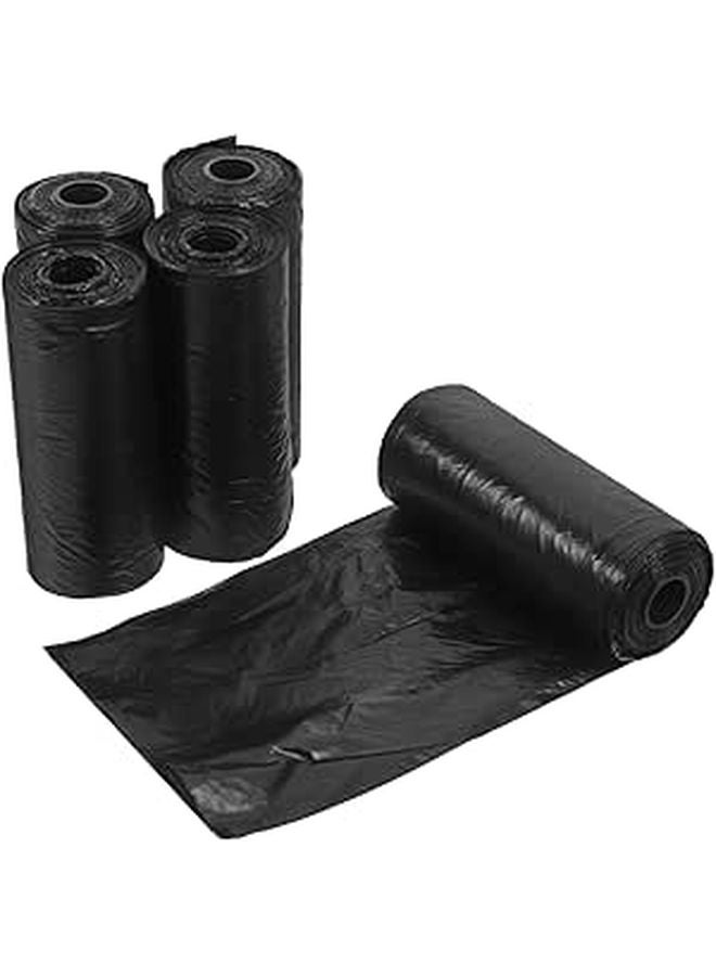 Small Black Trash Bags 100 Pack Mini Garbage Bags For Desktop Can Outdoor Pet Waste Pickup - Image 1
