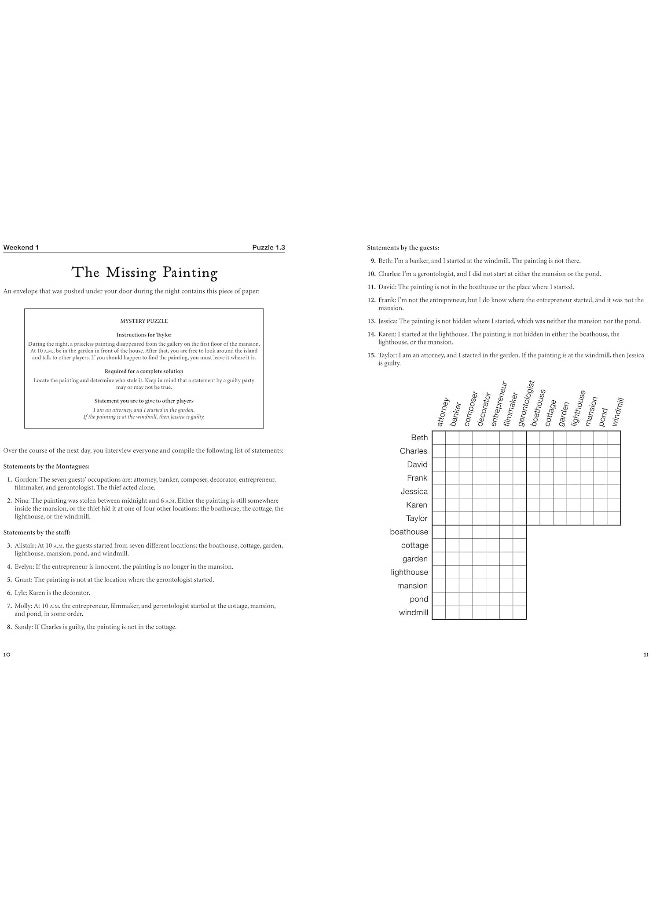 Montague Island Mysteries and Other Logic Puzzles  - Image 5