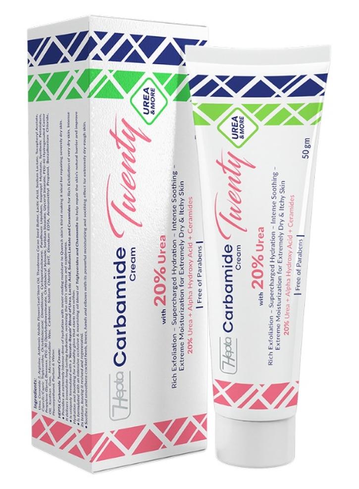 هيبتا كارباميد توينتي كريم – كريم ترطيب عميق بنسبة 20% يوريا للبشرة الجافة والخشنة جدًا – 50 جم - Image 1