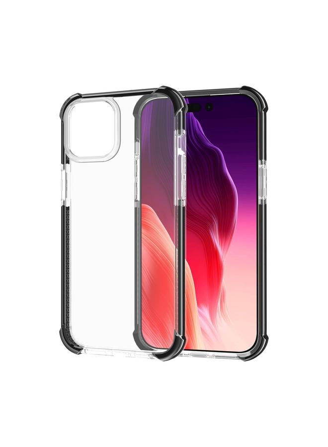 S-TOP Case For iPhone 15 Four-corner Shockproof TPU + Acrylic Phone Case - Image 1