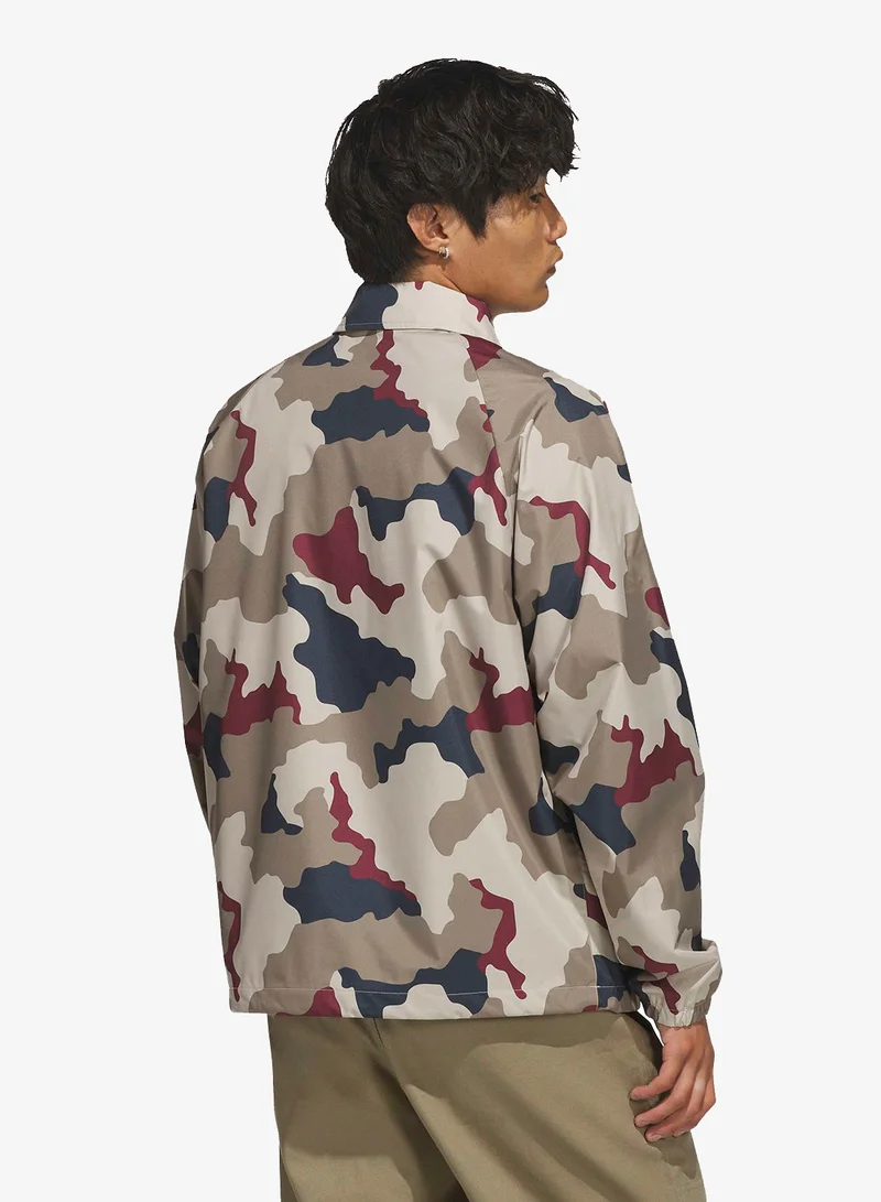 Adidas Originals Fenerbahce Basketball Camo Coach Jacket