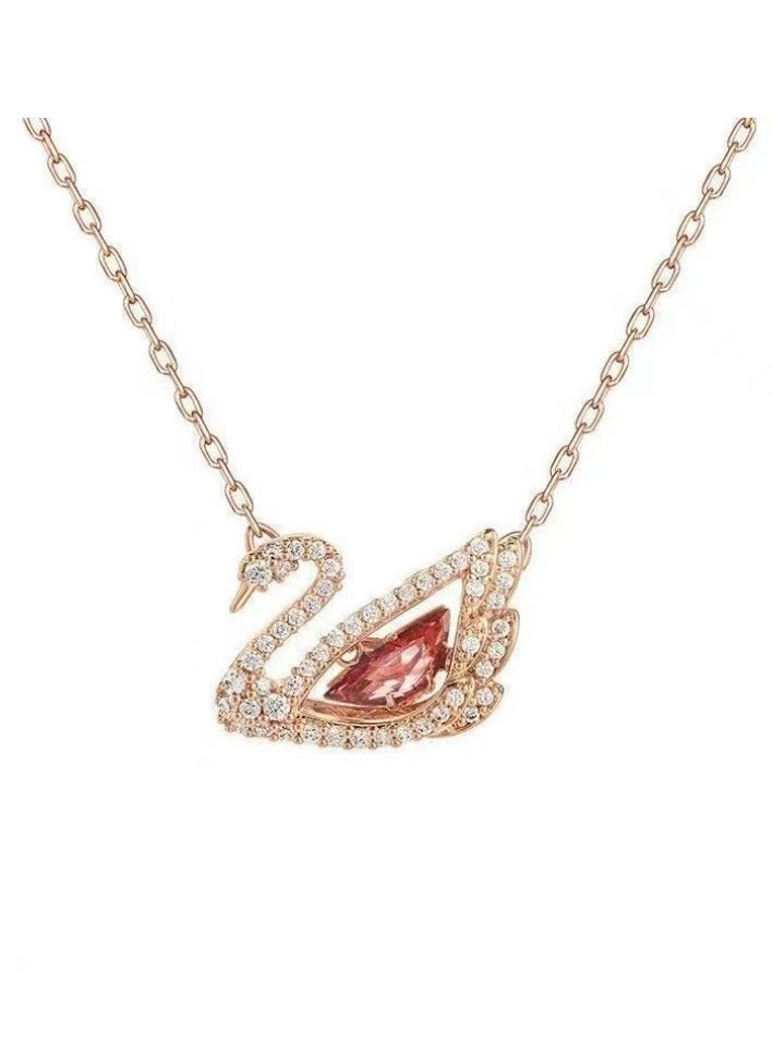 Jewelry Red Swan Necklace