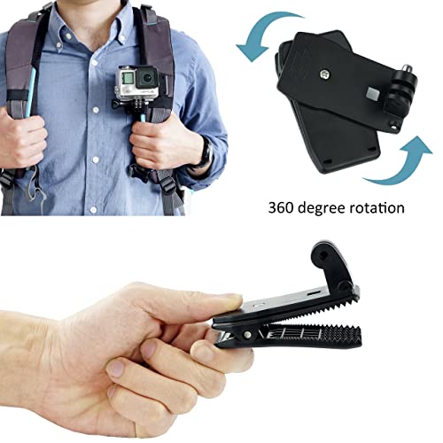 CamKix Head & Backpack Mount Bundle Compatible with GoPro Hero 13, 12,11, 10, 9, 8,7, 6, 5, Black, Session, Hero 4, Black, Silver, Hero+ LCD, 3+, 3, DJI Osmo Action - Image 5