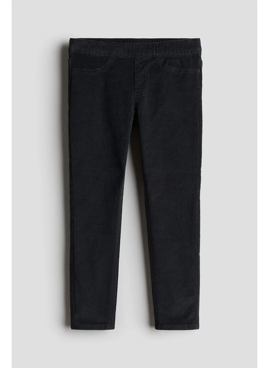 H&M Skinny Fit Corduroy Trousers