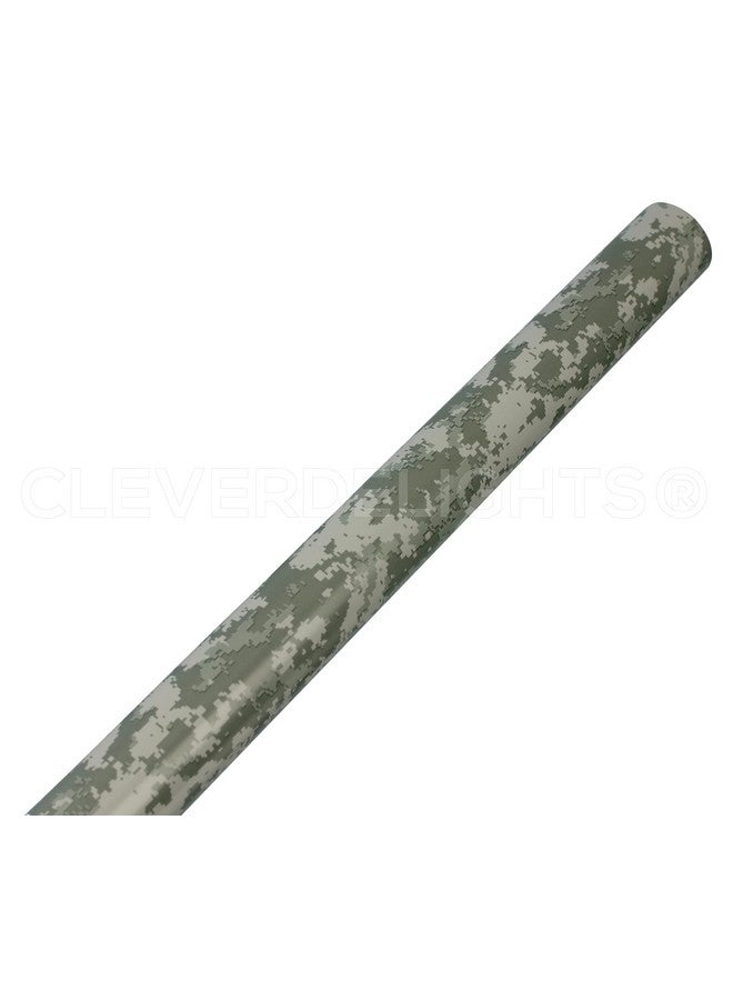 CleverDelights Green Digital Camo Wrapping Paper 30" X 30Ft Roll 75 Sqft Premium Camouflage Gift Wrap Paper - Image 2