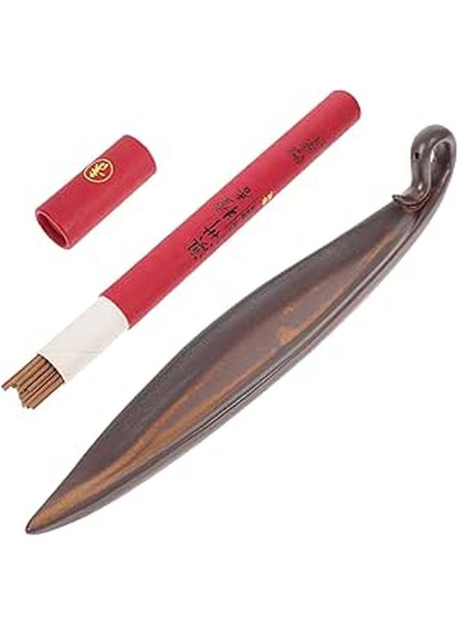 Redwood Incense Burner Set with Sandalwood and Incense Stick Holder 26 4x5 2x5 1cm for Home Meditation - Image 1