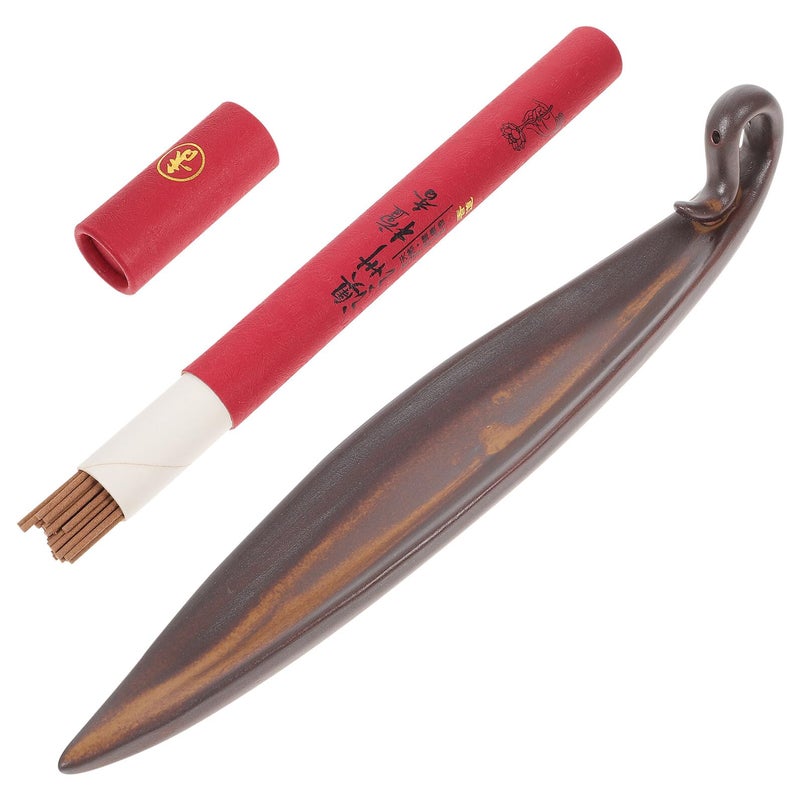 Redwood Incense Burner Set with Sandalwood and Incense Stick Holder 26 4x5 2x5 1cm for Home Meditation - Image 2