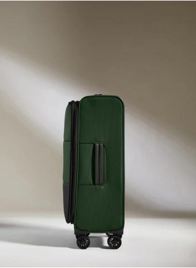 Antler - ANTLER Softside Luggage Lighweight Material, Expandable Suitcase For Travel With TSA Approved Lock, Double Zipper (Green, set of 3) - Image 1