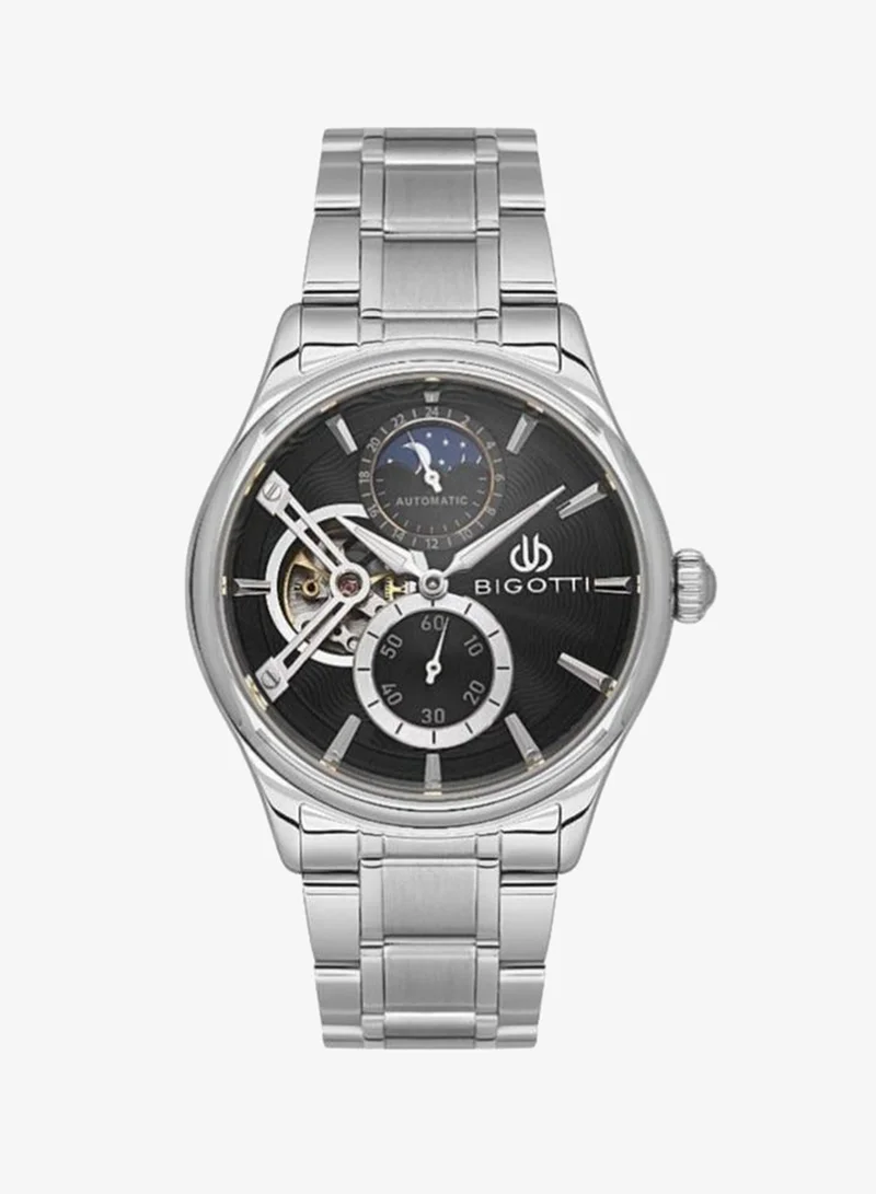 BIGOTTI Bigotti - Raffinato Men Watch | Stainless SteelSteel Case | Analog | Round Dial | Mineral Glass | Automatic | Water Resistant 50 Meters
