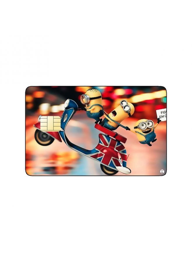 RKN PRINTED BANK CARD STICKER Animation Minions By Illumination - Image 2