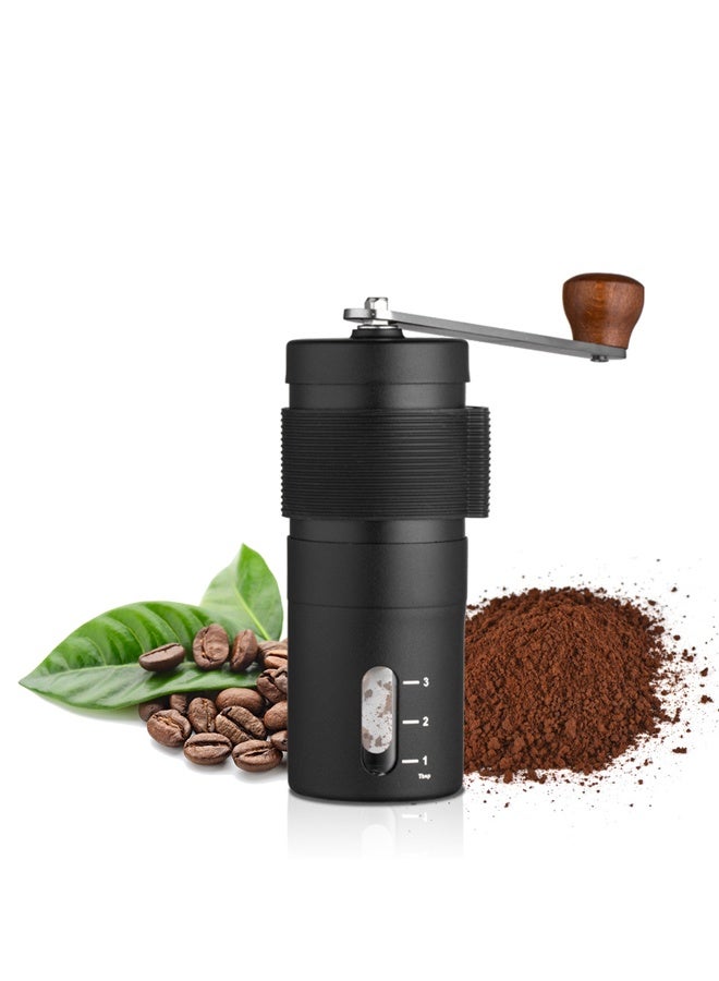 هومستر طاحونة القهوة اليدوية للاستخدام المنزلي ، والكرنك اليدوي المحمولة آلية الخشنة الفولاذ المقاوم للصدأ طاحونة فول الإسبريسو للسفر التخييم والمنزل والمكتب والتخييم والسفر - Image 3
