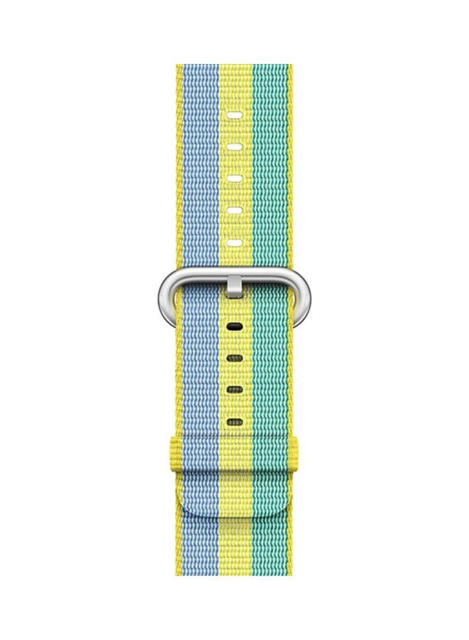 Ozone Woven Nylon Replacement Strap Band For Apple Watch Series 3/2/1 Pollen - Image 3