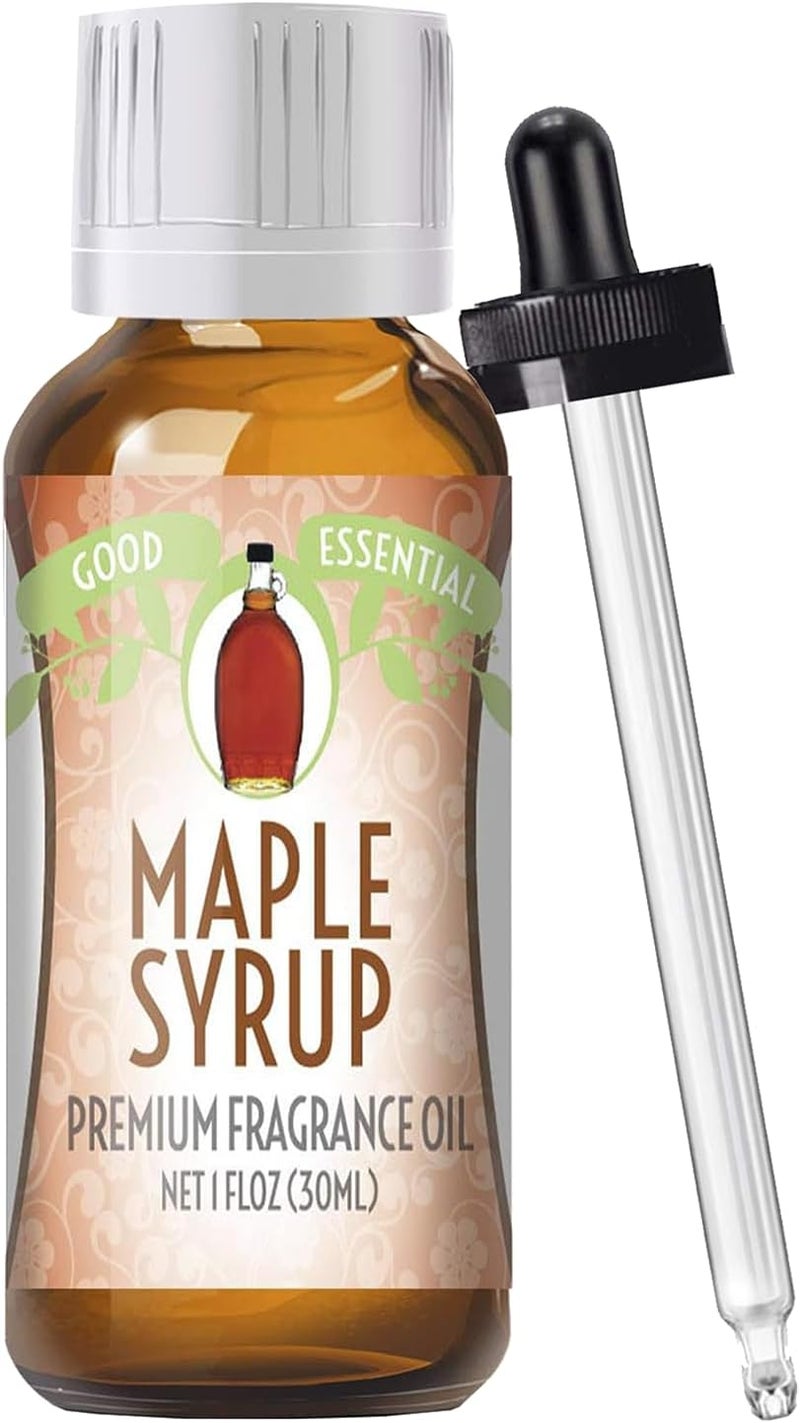 Good Essential Professional Maple Syrup Fragrance Oil 30ml for Halloween, Christmas Diffuser, Soaps, Lotions, Perfume 1 fl oz - Maple Candle Scent Oil - Image 1