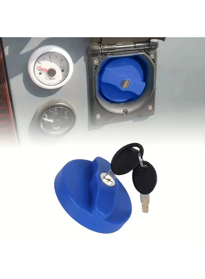 1 Set Heavy Duty RV Freshwater Tank Locking System with 2 Keys for Camper Trailers Mobile Homes - Image 2