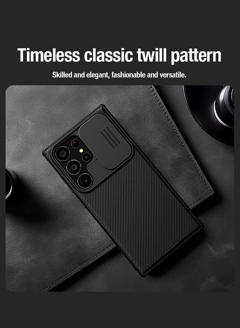 Nillkin Samsung Galaxy S24 Ultra Case Cover Nillkin Camshield Pro Case With Slide Camera Lens Protection PC Back & TPU Frame Bumper Protection for Samsung Galaxy S24 Ultra Black  - Image 5